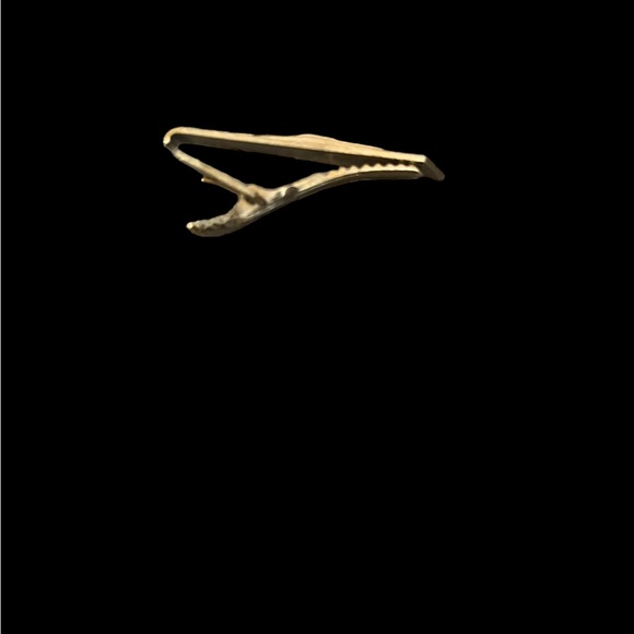 Vintage Tie Clasps Silver & Gold Tone Prop Planes Lot of 3 - Picture 9 of 9